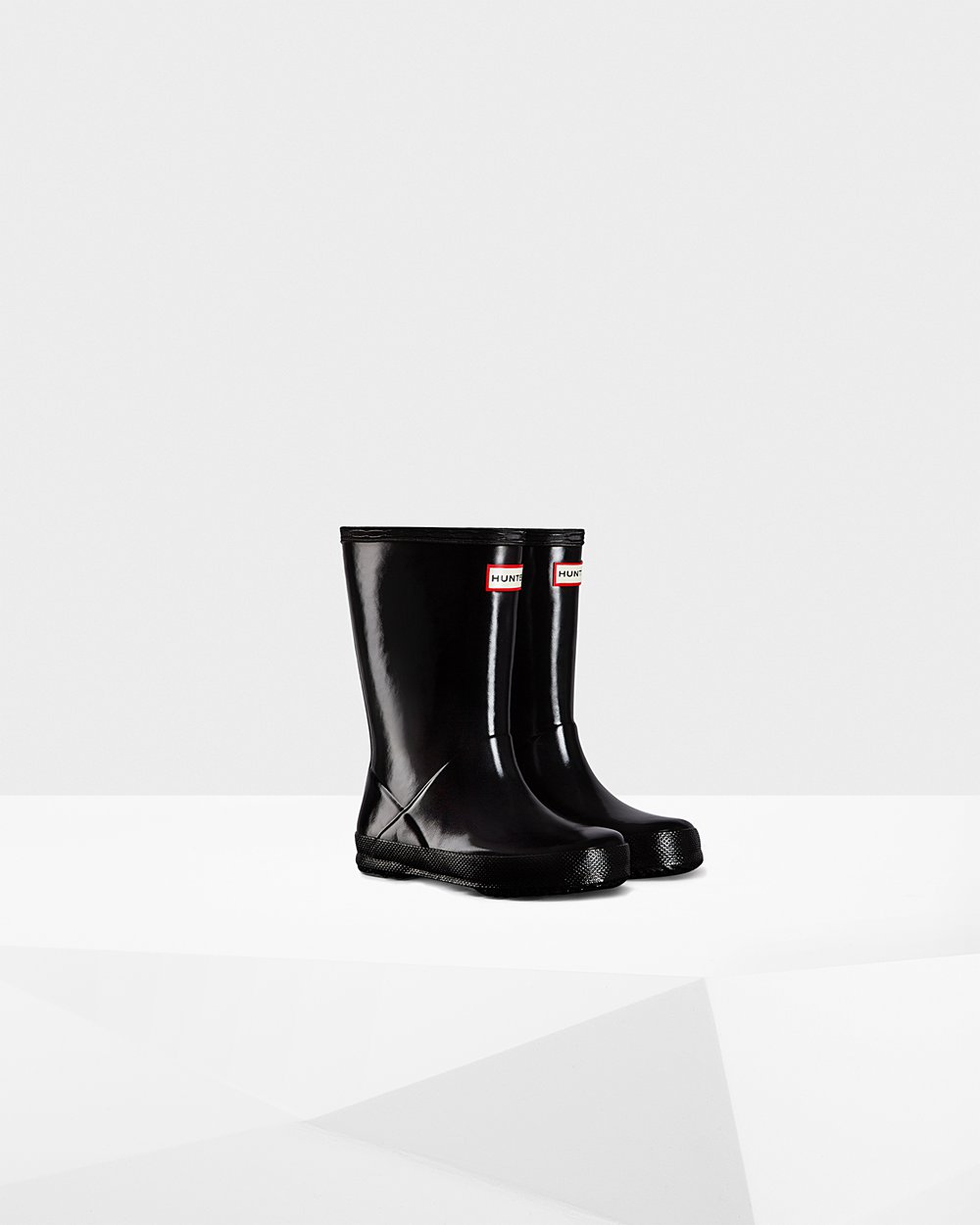 Botas de Lluvia Hunter Niños - Original First Classic Gloss - Negros - TRMHVXL-65